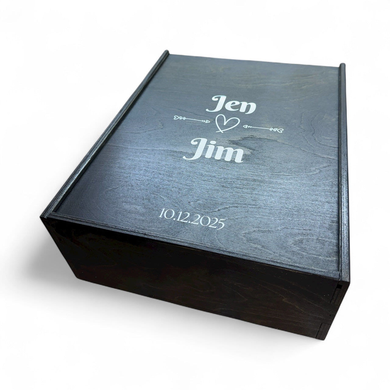 Custom Engraved Wine Glass Gift Box Set