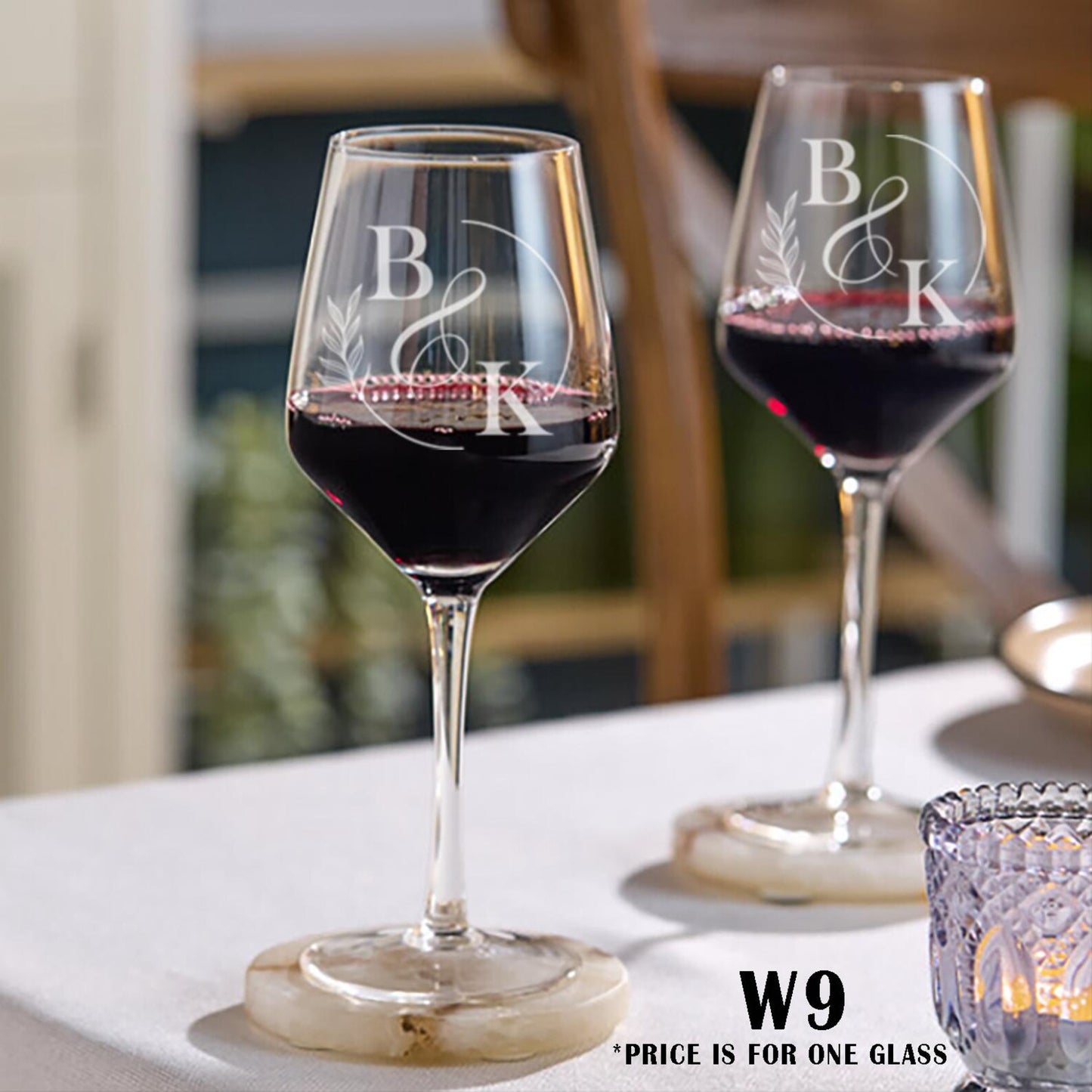 Personalized Wedding Wine Glasses