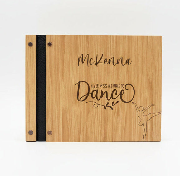 dance scrap book white oak