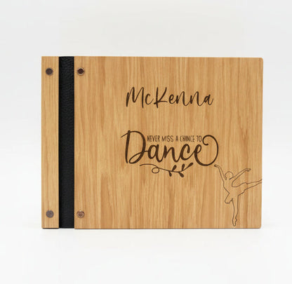 dance scrap book white oak