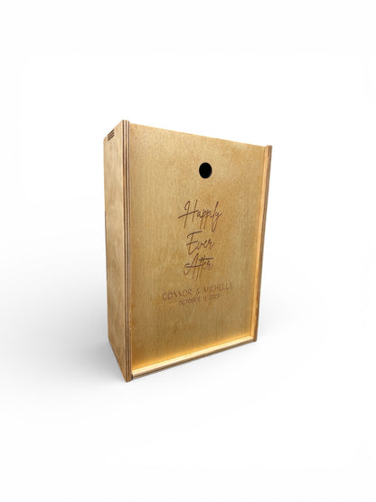 Custom Engraved Champagne Gift Box Set