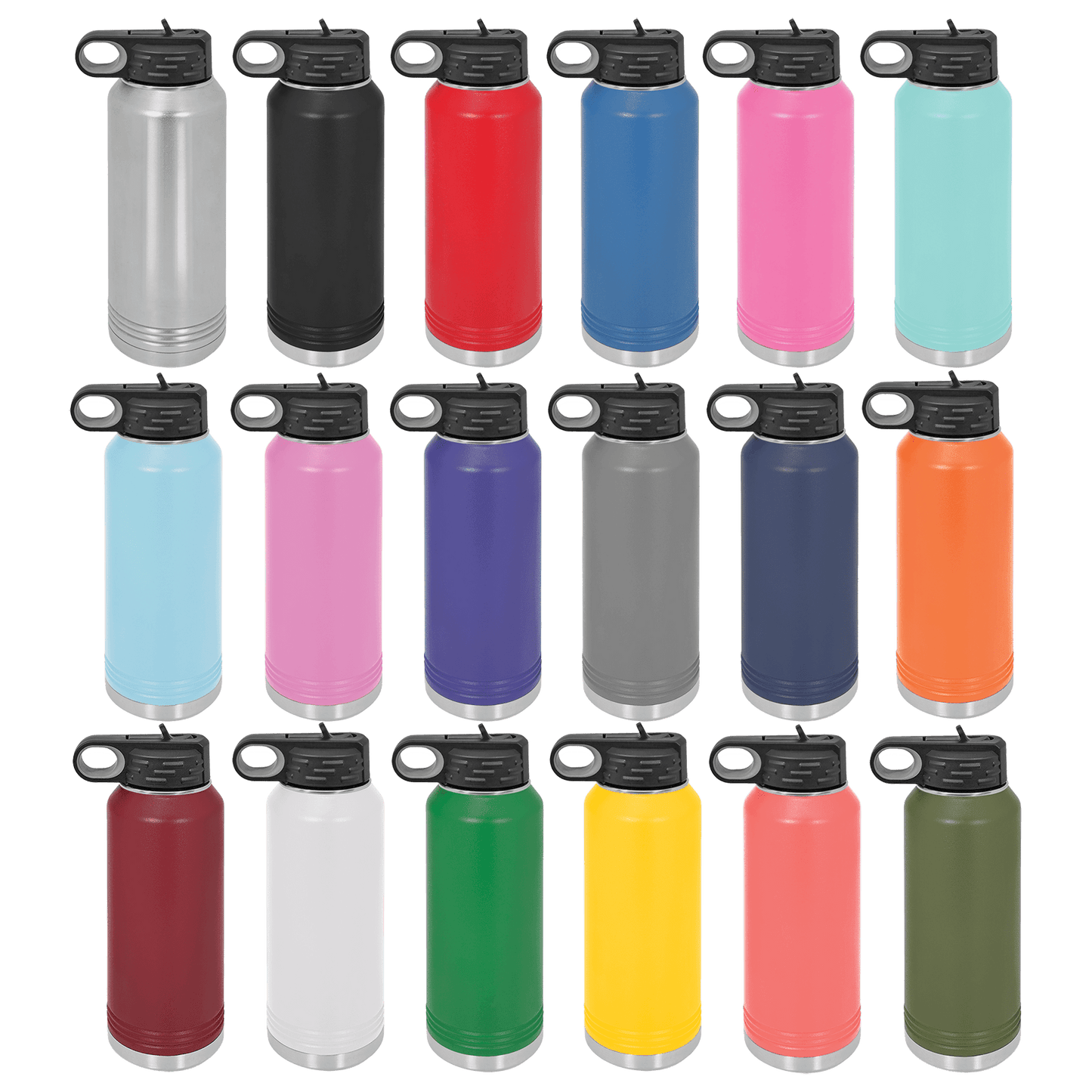 Custom Full-Color Stainless Steel Water Bottles