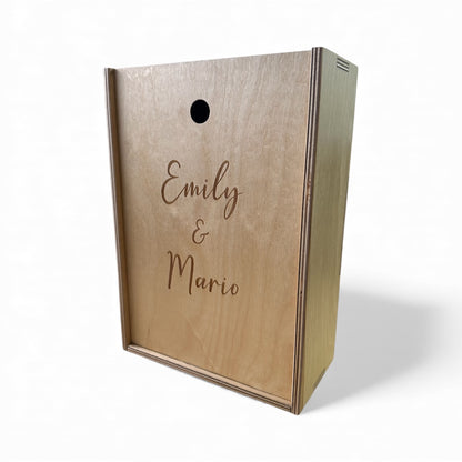 Custom Engraved Champagne Gift Box Set
