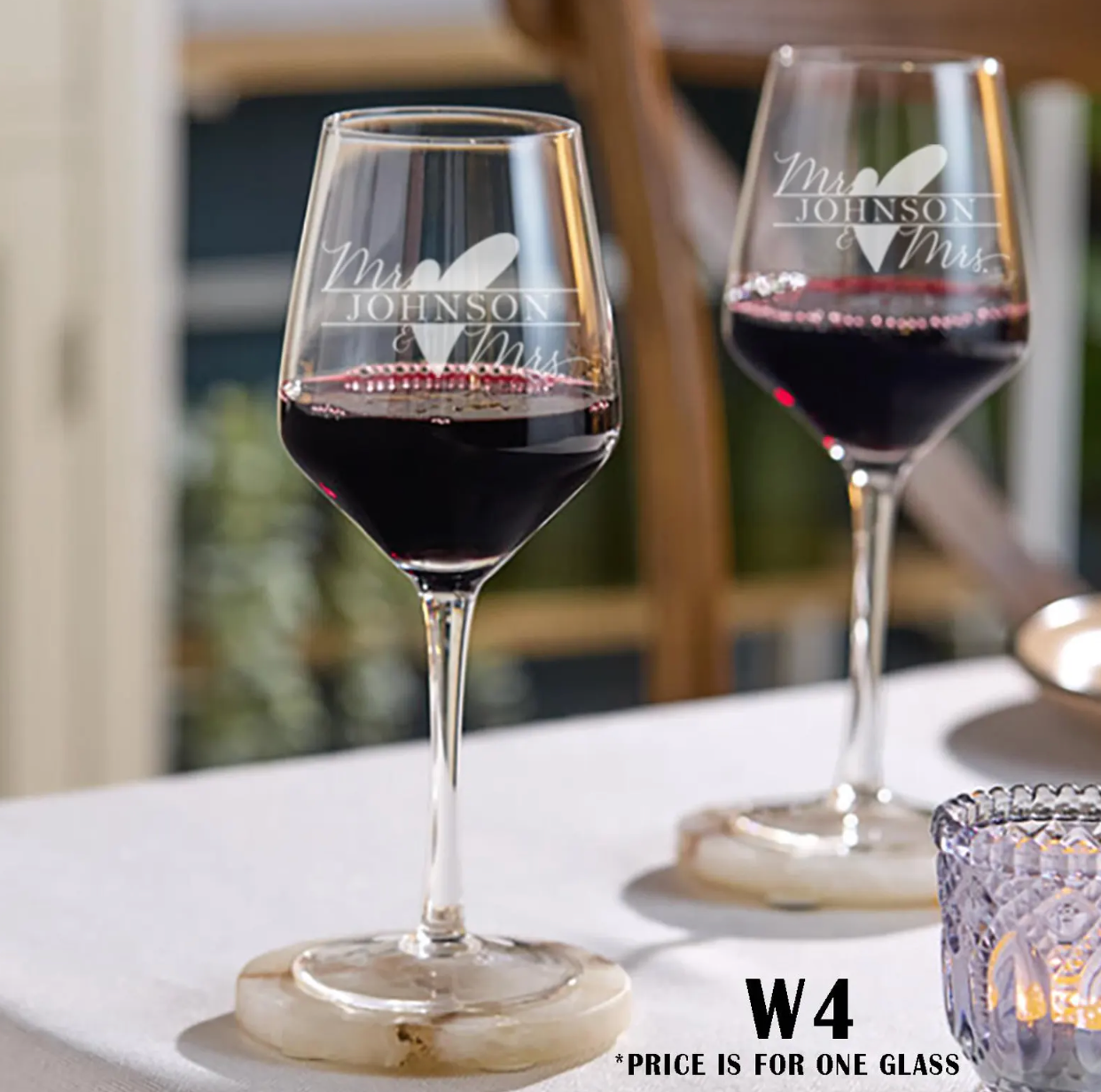 Personalized Wedding Wine Glasses