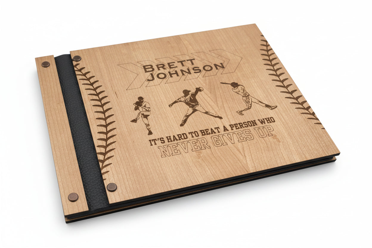 Personalized Baseball Scrapbook
