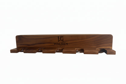 Solid Wood Baseball Bat Racks – Single or 5-Bat Display