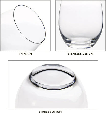 Team Mom Stemless Wine Glass