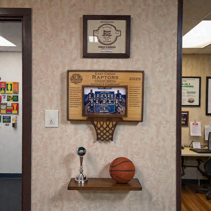Personalized Basketball Coach Team Frame