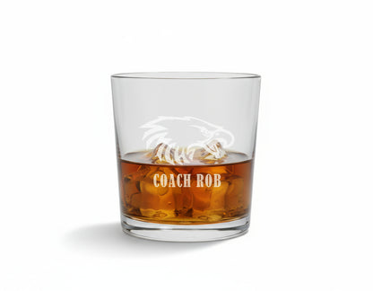 Personalized Coach Whiskey Glass