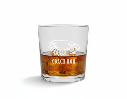 Personalized Coach Whiskey Glass