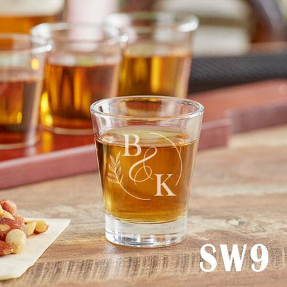 Personalized Wedding Shot Glasses