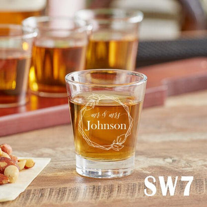 Personalized Wedding Shot Glasses
