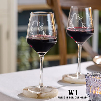 Personalized Wedding Wine Glasses