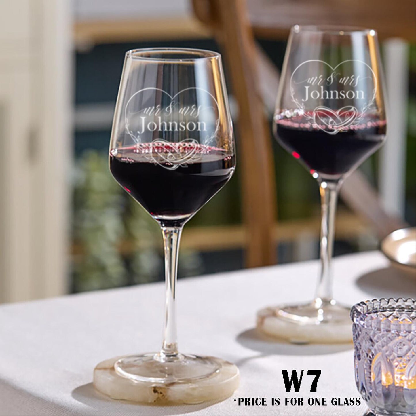Personalized Wedding Wine Glasses