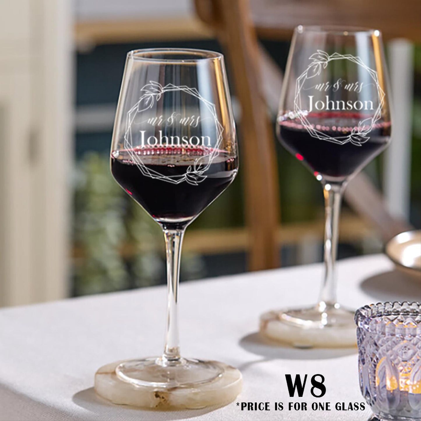 Personalized Wedding Wine Glasses