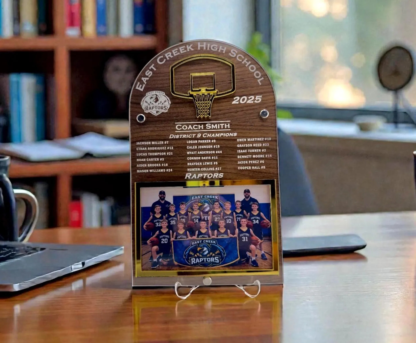 Personalized Basketball Team Frame