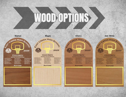 Personalized Basketball Team Frame