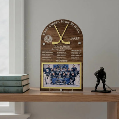 Personalized Hockey Team Frame