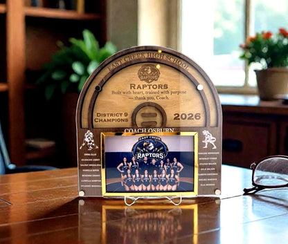 Personalized Wrestling Team Frame