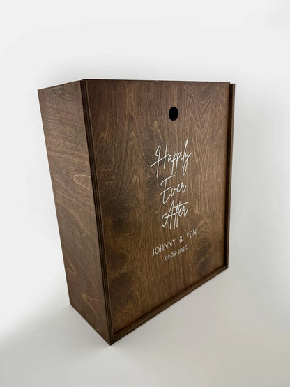 Custom Engraved Wine Glass Gift Box Set
