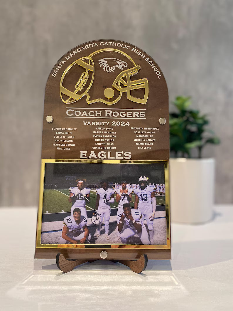 Personalized Football Photo Frame