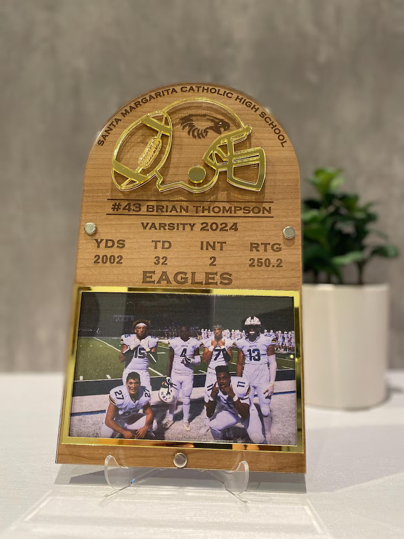 Personalized Football Photo Frame