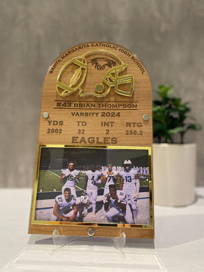 Personalized Football Photo Frame