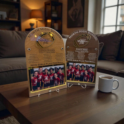 Personalized Football Photo Frame