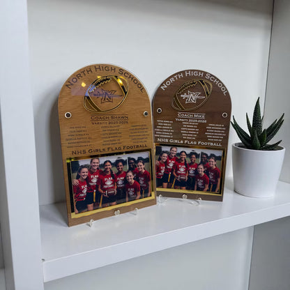 Personalized Football Photo Frame