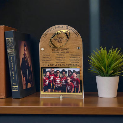 Personalized Football Photo Frame