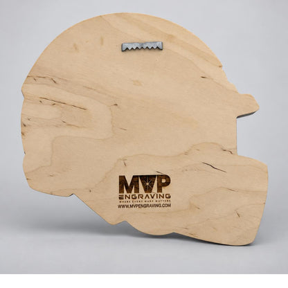 Personalized Team Photo Football Helmet Plaque