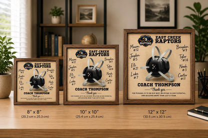 Custom Wrestling Coach Signature Plaque