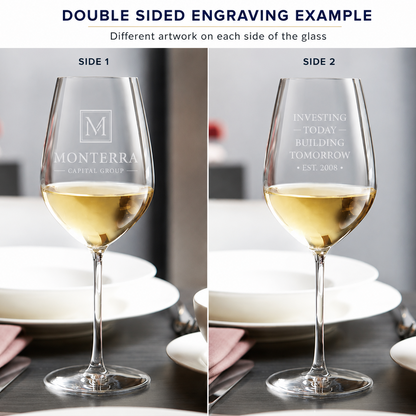Custom Engraved Chef & Sommelier Crystal Wine Glass – 19.5 oz